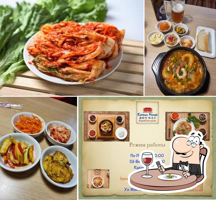 Еда в "Korean House"