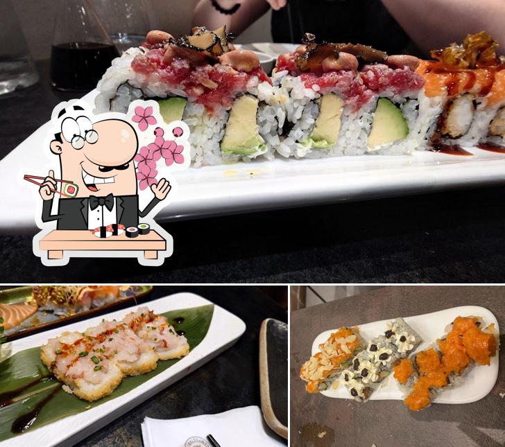 Scegli le varie opzioni di sushi