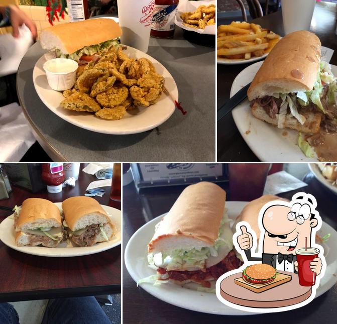 Parran's Po-Boys & Restaurant serves a plethora of options for burger lovers