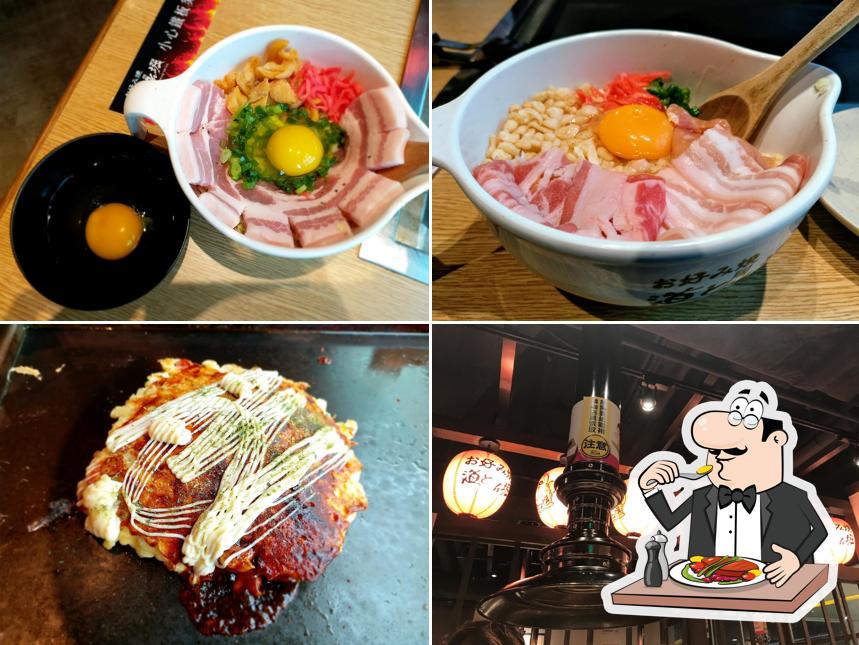 Food at Okonomiyaki Dohtonbori Restaurant (Tsuen Wan)