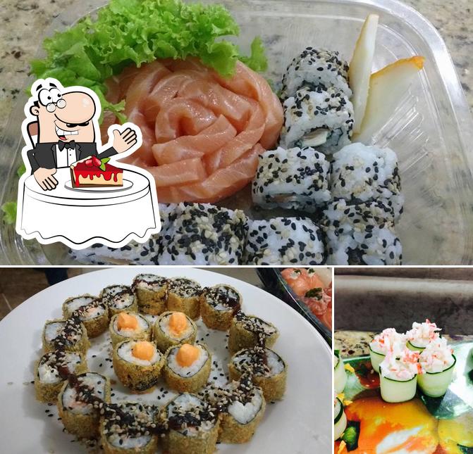 Trajano Sushi oferece uma escolha de pratos doces