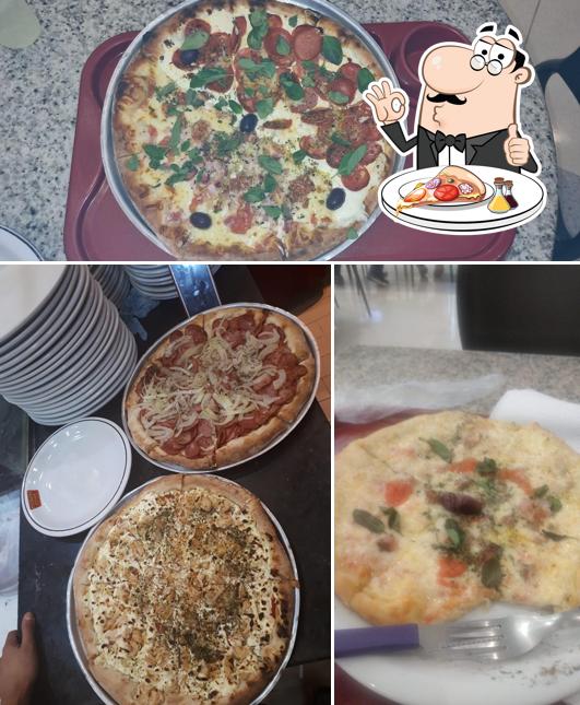 No Gabera, você pode provar pizza