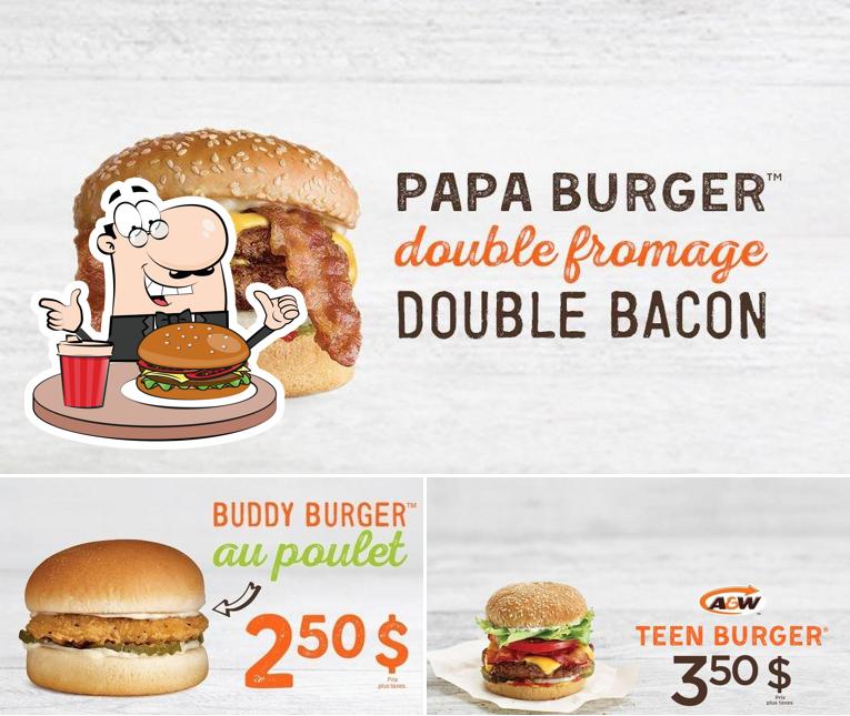 Prenez un hamburger à A&W Canada