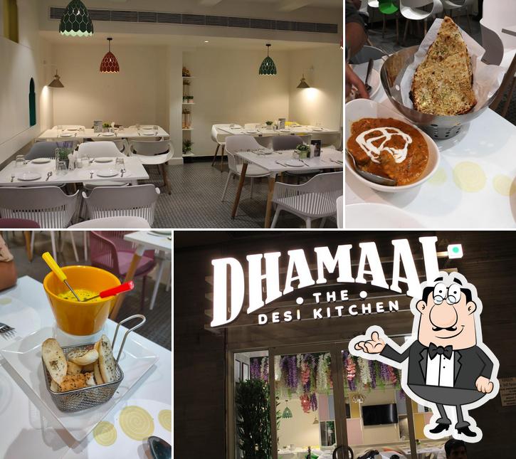 The interior of Dhamaal - The Desi Kitchen