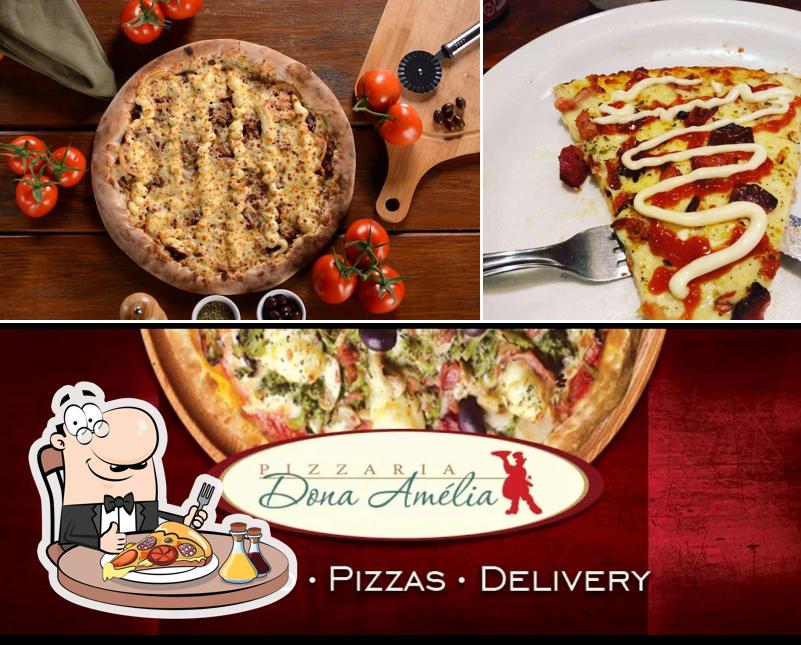 Escolha pizza no Pizzaria Dona Amélia - Unidade 4 - Rodízio & À la Carte