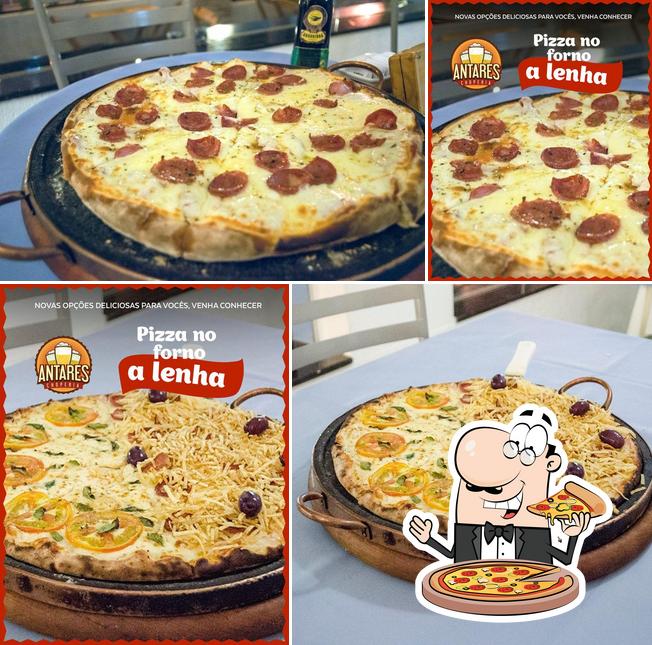 Peça pizza no Restaurante e Choperia Antares