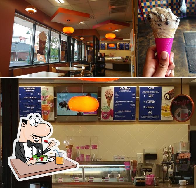 This is the photo depicting food and interior at Baskin-Robbins