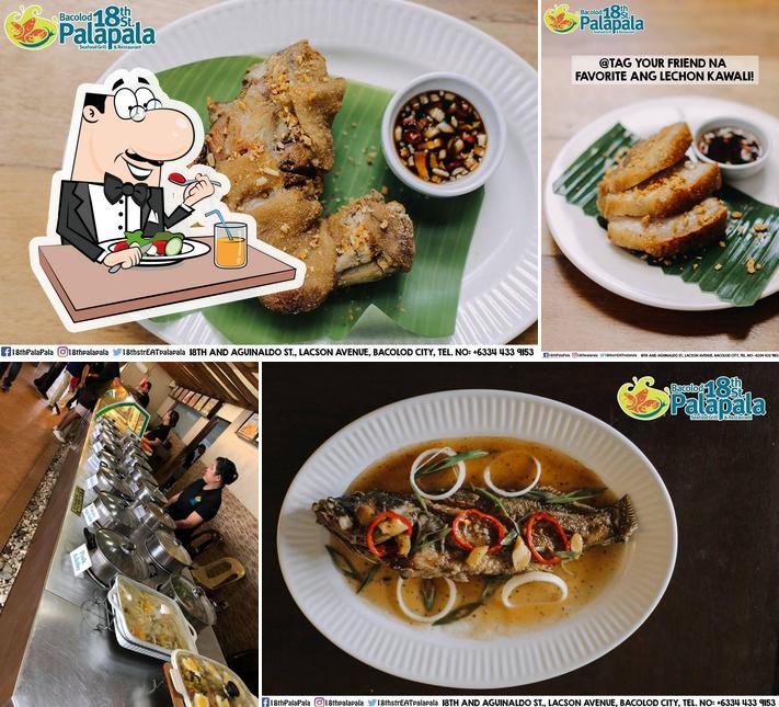 Food at Bacolod 18th St.Palapala Seafood Grill & Restaurant