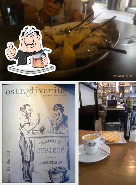 Take a look at the picture depicting drink and food at Ostradivarius