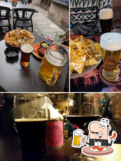 Degusta una birra con la cena