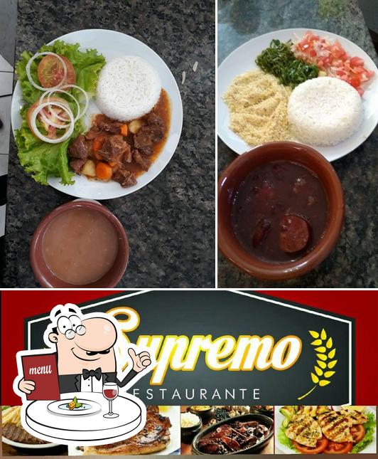 Comida em Supremo Restaurante