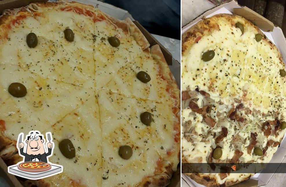 Peça diversos variedades de pizza