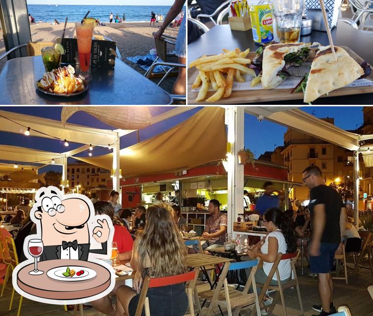 Comida en La Deliciosa | Beach Bar Barcelona