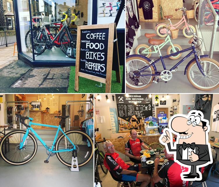 Это фото кафе "The Commute Yorkshire Coffee house - cycle workshop"