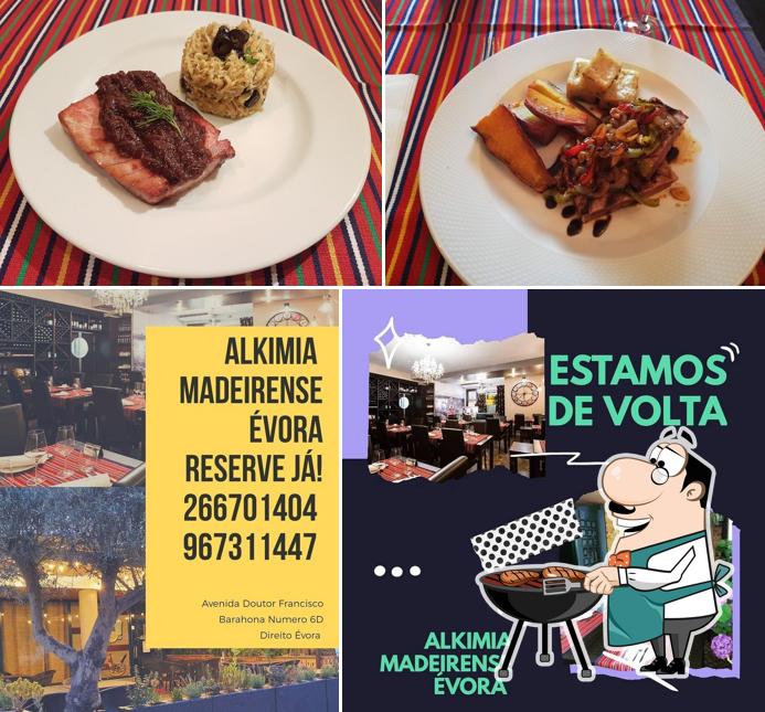 Try out meat dishes at Alkimia Madeirense