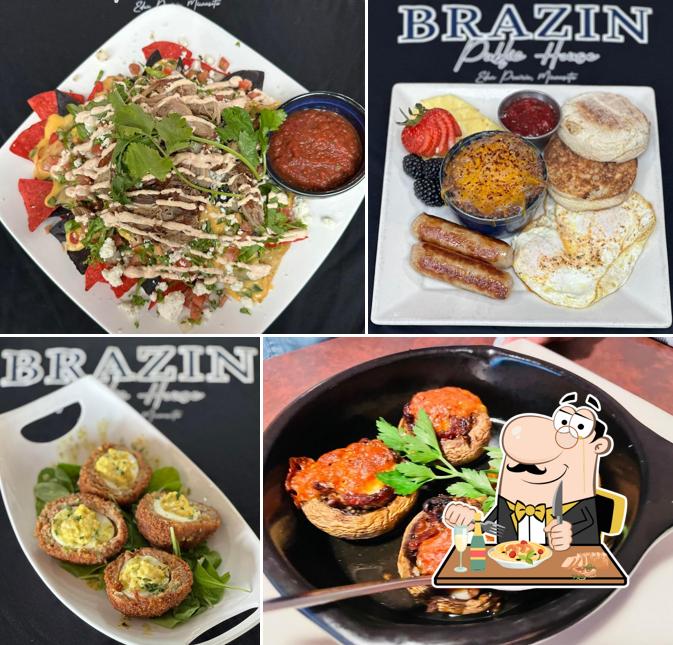 Food at Brazin Public House