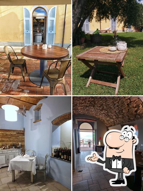 Gli interni di Locanda de Banchieri