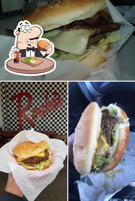 Get a burger at Roake's