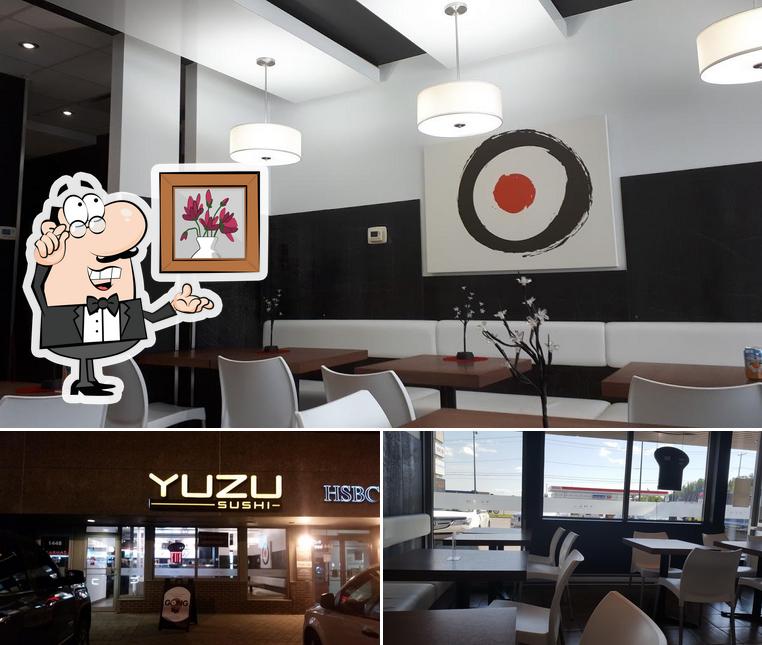 L'intérieur de Yuzu sushi