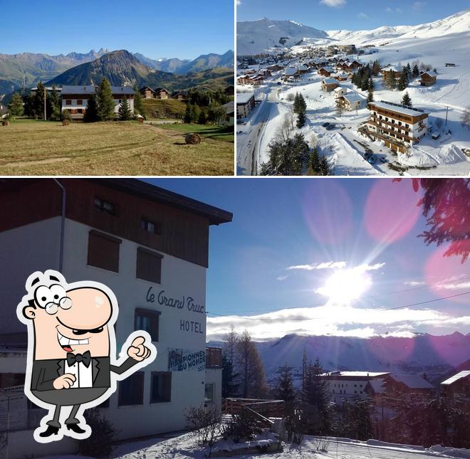 Jetez un coup d’œil à quoi ressemble Hôtel Restaurant Le Grand Truc - soirée étape montagne ski séjour au calme Sybelles SAVOIE à l'extérieur