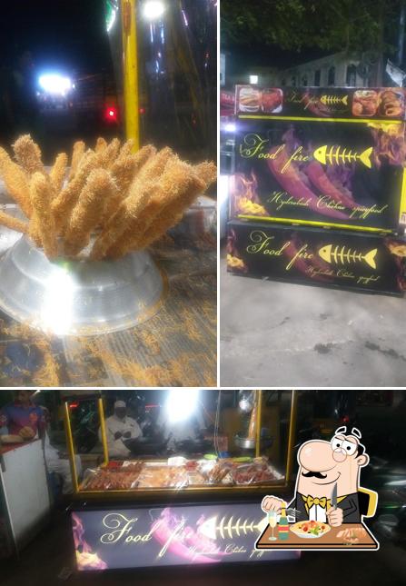 The photo of food and interior at FOOD FIRE (Hyderabadi Chakna shop)