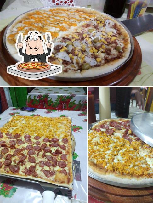 Experimente pizza no Pizzaria Hot's