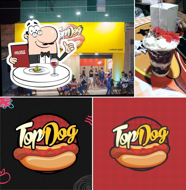 Comida em Top Dog E Hamburgueria