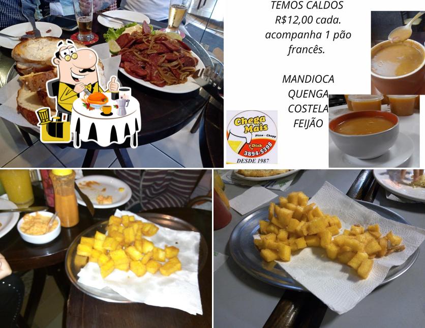 Comida em Pizzaria Chega Mais