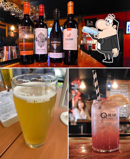 Get a drink at Q-DE-SAC RESTO PUB