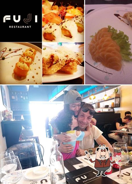 Tra le varie cose da Fuji Sushi Restaurant Pistoia si possono trovare la cibo e tavolo da pranzo