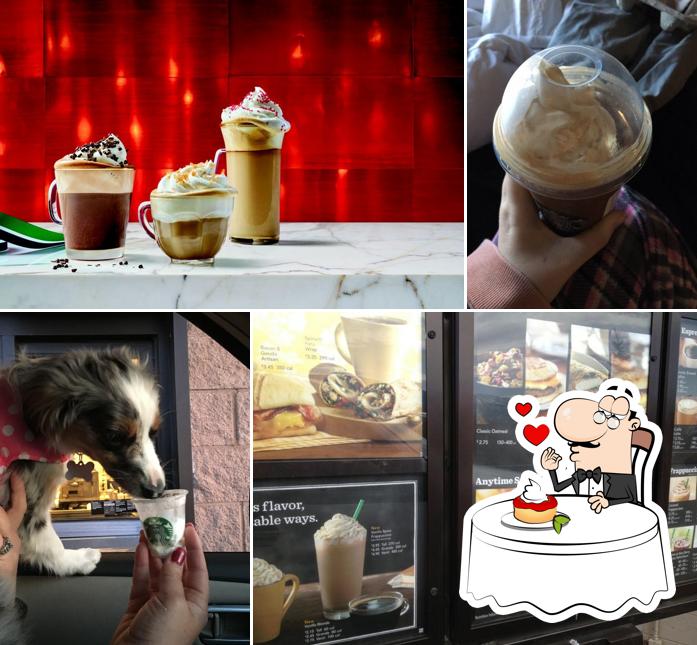 "Starbucks" представляет гостям разнообразный выбор сладких блюд