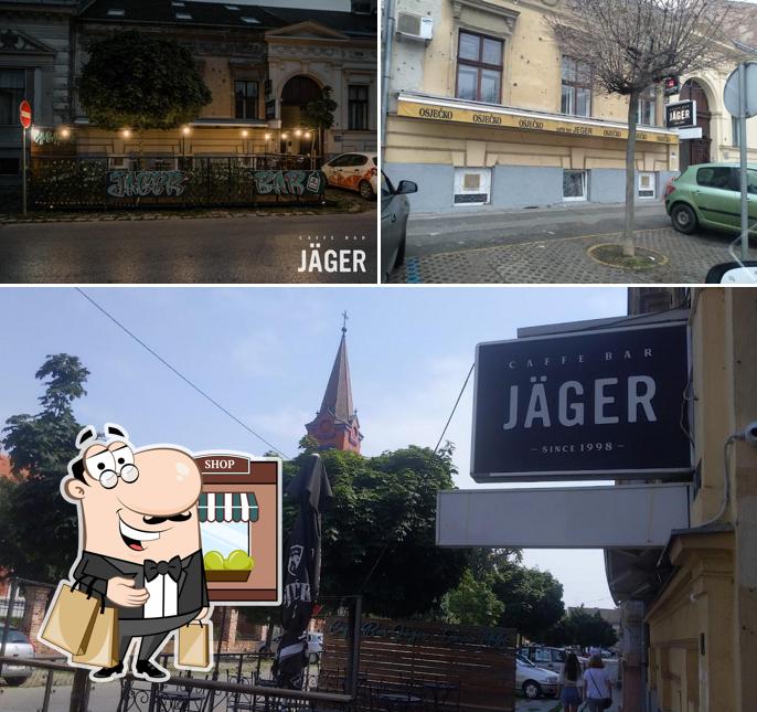 Gli esterni di Caffe Bar Jäger