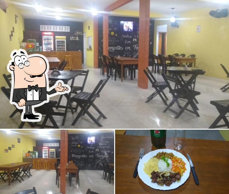 Esta é a foto ilustrando interior e comida no Espetinho VIP