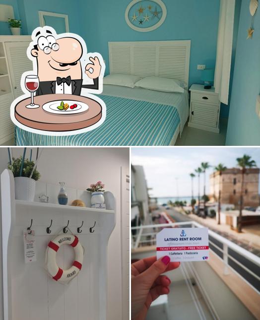 La immagine di cibo e interni da B&B Latino Rent Room Porto Cesareo - Affittacamere Vista mare nel centro storico