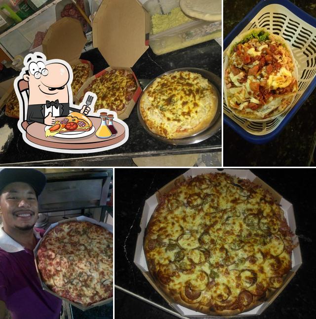 Experimente pizza no Lanchonete e pizzaria Gasparzinho