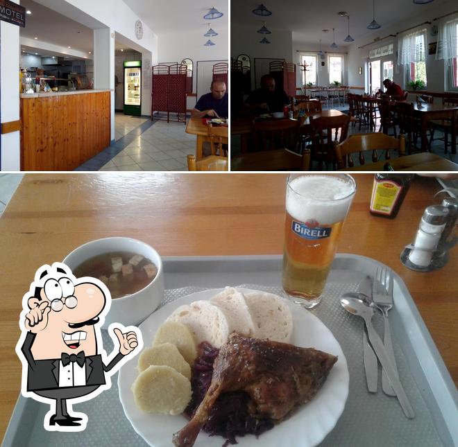 Among different things one can find interior and beer at Jídelna u Aničky