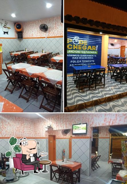 O interior do PIZZARIA PODE CHEGAR !