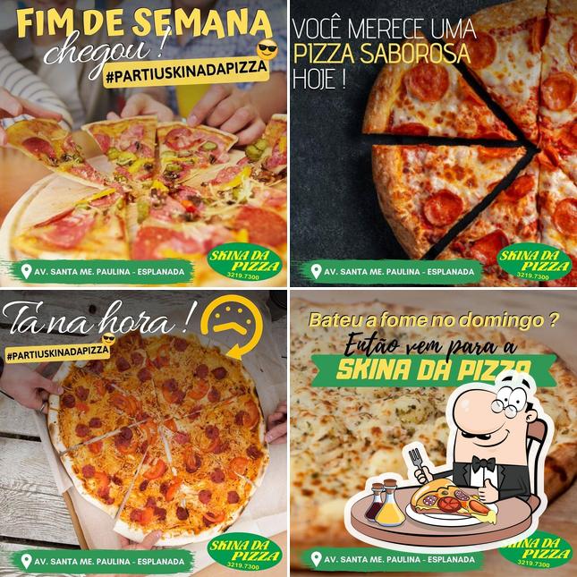 Peça pizza no Skina da Pizza