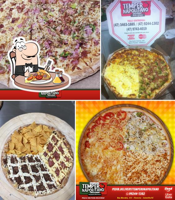 Experimente pizza no Pizzaria Tempero Napolitano