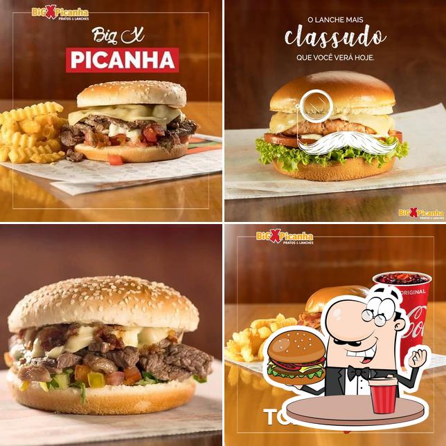 Consiga um hambúrguer no Big X Picanha