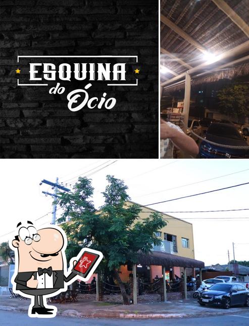 O exterior do Esquina do Ócio Bar