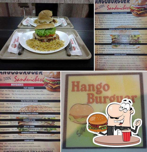Consiga um hambúrguer no Hango Burger
