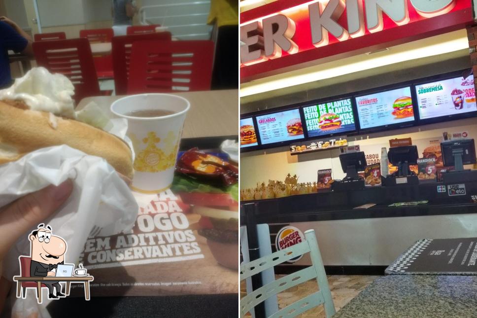 O interior do Burger King