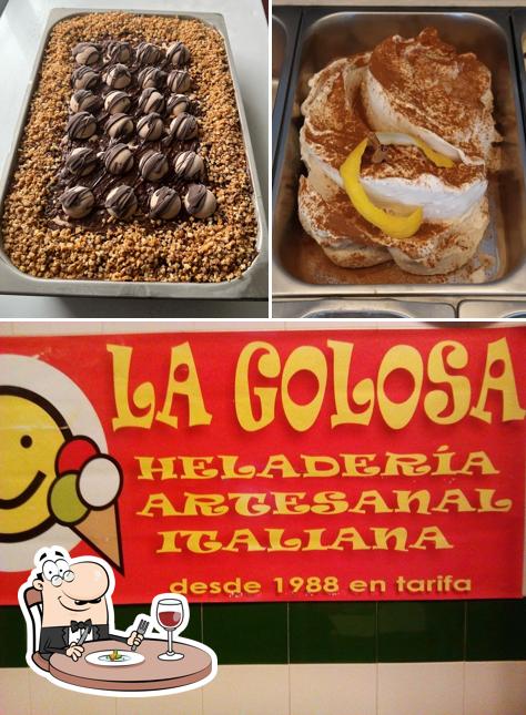 Food at Heladería La Golosa