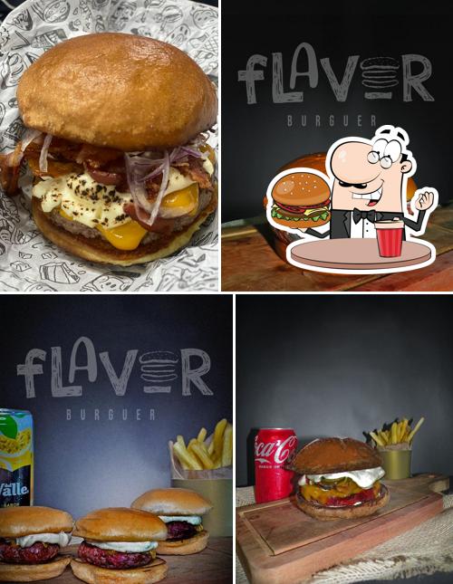 Hambúrguer em Flavor burguer