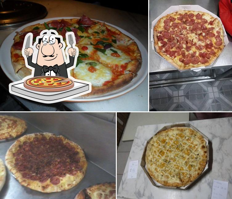 En Pizzaria Irmãos Soares, puedes degustar una pizza