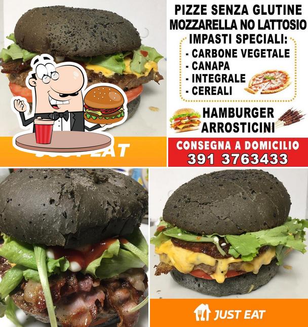 Commandez un hamburger à Gira Pizza anche Senza Glutine Consegna a Domicilio JUST EAT