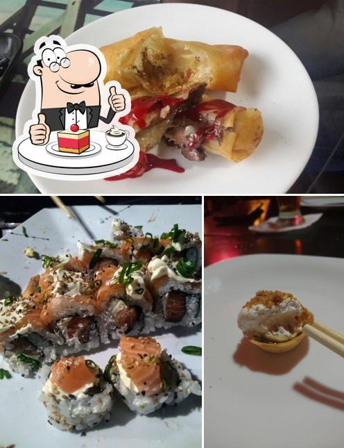 Oshent Sushi oferece uma gama de pratos doces