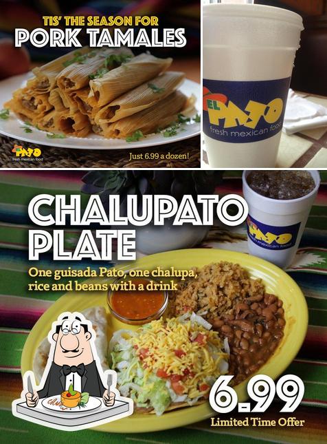 The image of food and beer at El Pato Mexican Food