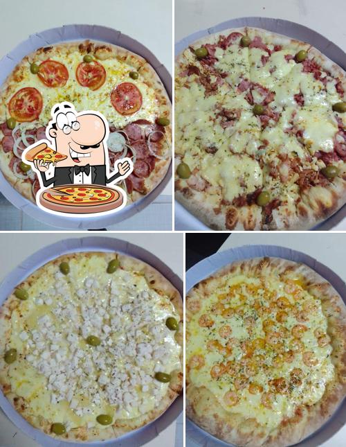 Consiga pizza no Pizzaria da Vo